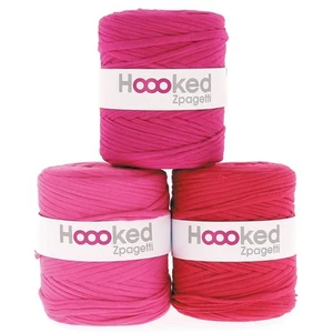 3 Pack Hoooked Zpagetti YarnSuper pink shades ZP00-G194W - Picture 1 of 1