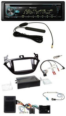 Pioneer CD MP3 Lenkrad DAB USB Autoradio für Opel Adam ab 2013 Corsa E Ablage - Bild 1 von 4