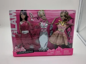 Barbie Fashionistas Glam Fashion Pack 2010 ~ Mai rimosso dalla scatola ~ - Foto 1 di 4