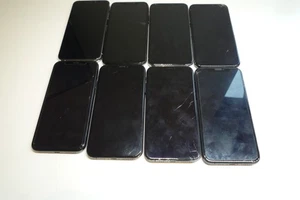 Lote de trabajo 8x Apple iPhones: X y XS 64GB 256GB - Imagen 1 de 10