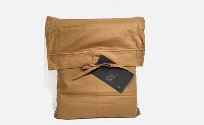 New Restoration Hardware Italian Classic Percale Queen Sheet Set Bronze - Image 1 of 4