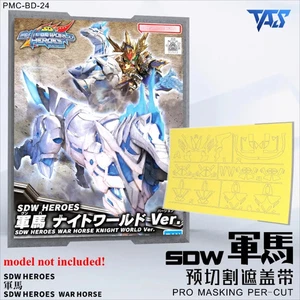 TAS Masking Per-Cut for SDW Heroes War Horse Knight World Ver SDW Spray Covering - Picture 1 of 6