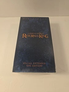 Lord of the Rings - The Return of the King - Widescreen Extended VHS - SEALED - Picture 1 of 8