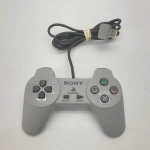 Sony PlayStation Classic USB Controller SCPH-1000R PS1 Mini OEM Authentic Gray - Picture 1 of 7