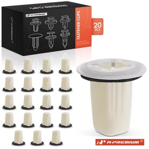 A-Premium 20Pcs 9mm x 9mm Rear Door Panel Screw Grommet Retainer Clip for Toyota - Bild 1 von 10