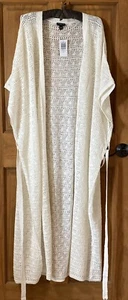 TORRID DUSTER CARDIGAN SWEATER KIMONO CROCHET 3 3X 3XL 22/24 NEW - Picture 1 of 6