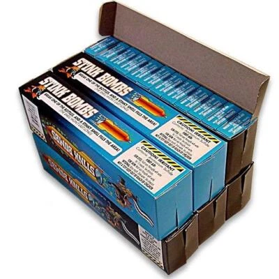 432 en total - 144 cajas de frascos de vidrio bombas apestosas - ¡Al por mayor! Foto 1 de 4