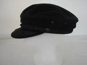 Vintage Wollmütze griechische Fischermütze schwarz Made in Greece Nachlassfund - Bild 1 von 10