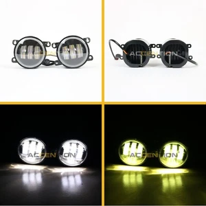 White Yellow Dual Color LED Fog Light Lamp For Honda Crosstour FIT Civic - Picture 1 of 8