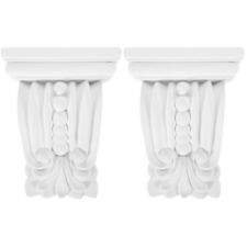 2 Pieces Roman and Corbels Office Decore Imitation Plaster