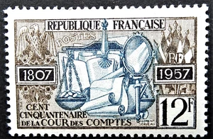 France 1957 Court of Accounts MNH Mint - Picture 1 of 1