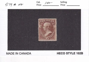 15c Treasury Dept Official, Sc #O79, MNG (62730) - Picture 1 of 1