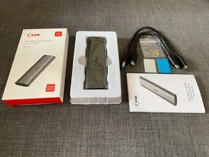 SSK HE-C371 USB 3.2 10Gbps NVMe (PCIe) + NGFF (SATA) M.2 SSD Enclosure M2 Case - Picture 1 of 20