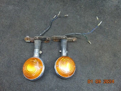 2009 09 Yamaha V-Star VStar XV 250 indicador de par de pisca-pisca dianteiro - Imagem 1 de 4