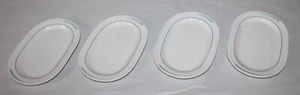 4 Buffalo Oval Plates Espree #0190 Side Plate 5-5/8" Wide X 8-1/8" Long / NOS - Picture 1 of 13