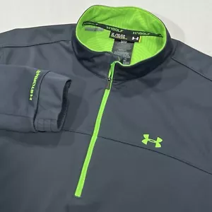 Under Armour Men Golf Storm 1/4 Zip Pullover Jacket Blue Gray Sweatshirt Size XL - Picture 1 of 10
