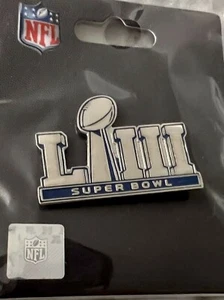 NFL SUPER BOWL LIII 53 PIN 2019 NEW ENGLAND PATRIOTS TOM BRADY LA RAMS - Picture 1 of 2
