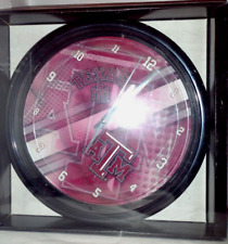 Texas A&M 12" Round Wall Clock