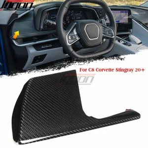 Carbon Console Dashboard Left Side Covers For Corvette C8 Stingray Z06 Z51 20-24 - Picture 1 of 10