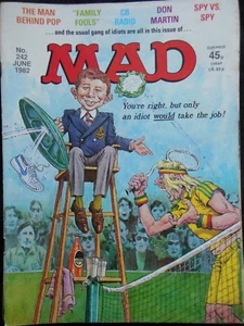 MAD MAGAZINE; Vintage Comic Humour - June 1982 - Satire/Parody, Illustrated - Imagen 1 de 1