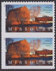 US 5626 Statehood Missouri F vert pair MNH 2021 - Picture 1 of 1
