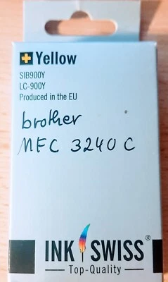 Drucker INK SWISS Yellow BROTHER DCP-110C, 115C, 116C, 117C, 120C, 310CN,340 CW - Bild 1 von 4