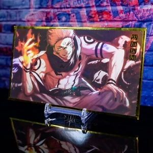 Ryomen Sukuna Oversized Premium Card Jujutsu Kaisen MXGD Gold Foil Shikishi - Picture 1 of 4