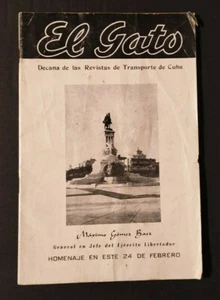 1950's Cuban Transportation Magazine "El Gato" Revista de Transporte Cuba - Imagen 1 de 11