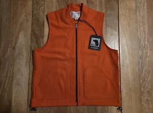 Filson Mackinaw Wool Vest Liner | NWT | Medium | Flame | Limited Edition - Picture 1 of 12
