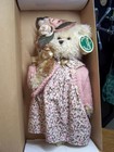 Bearington Teddy Bear Daisy And Belle Pink Rose FSCf243361 With Tags ment in box