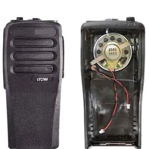Replacement Front Housing Case for Motorola CP200d Radio With OEM Speaker Black - Zdjęcie 1 z 3