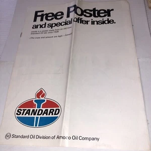 VTG STANDARD MOTOR OIL RED CROWN Gasoline Advertising Poster/order Form - Picture 1 of 14