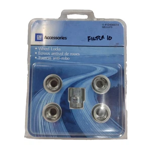 Genuine OEM GM Factory Wheel Locks 12498074 - Picture 1 of 3
