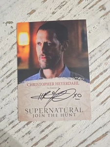 2016 Cryptozoic Supernatural Seasons 4-6 Autograph Christopher Heyerdahl  - Picture 1 of 1