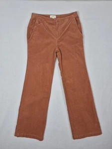 Anthropologie Maeve Cordhose weites Bein Größe 4 orange Retro Boho Festival - Bild 1 von 11