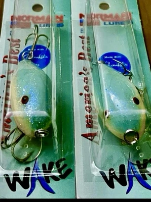 2 Bill Norman Gelecote Wake N GWK-152 Crankbait Lures SUNSHINE TEAL - USA - NEW - Image 1 of 4