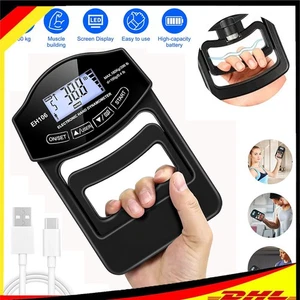 Hand Dynamometer 180Kg Grip Strength Trainer Elektronische Griffkraft Messgerät - Bild 1 von 16