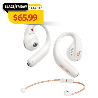 Soundcore AeroFit Pro Open-Ear Headphones Ergonomic Earbuds Hook LDAC|Refurbish - Image 1 of 4