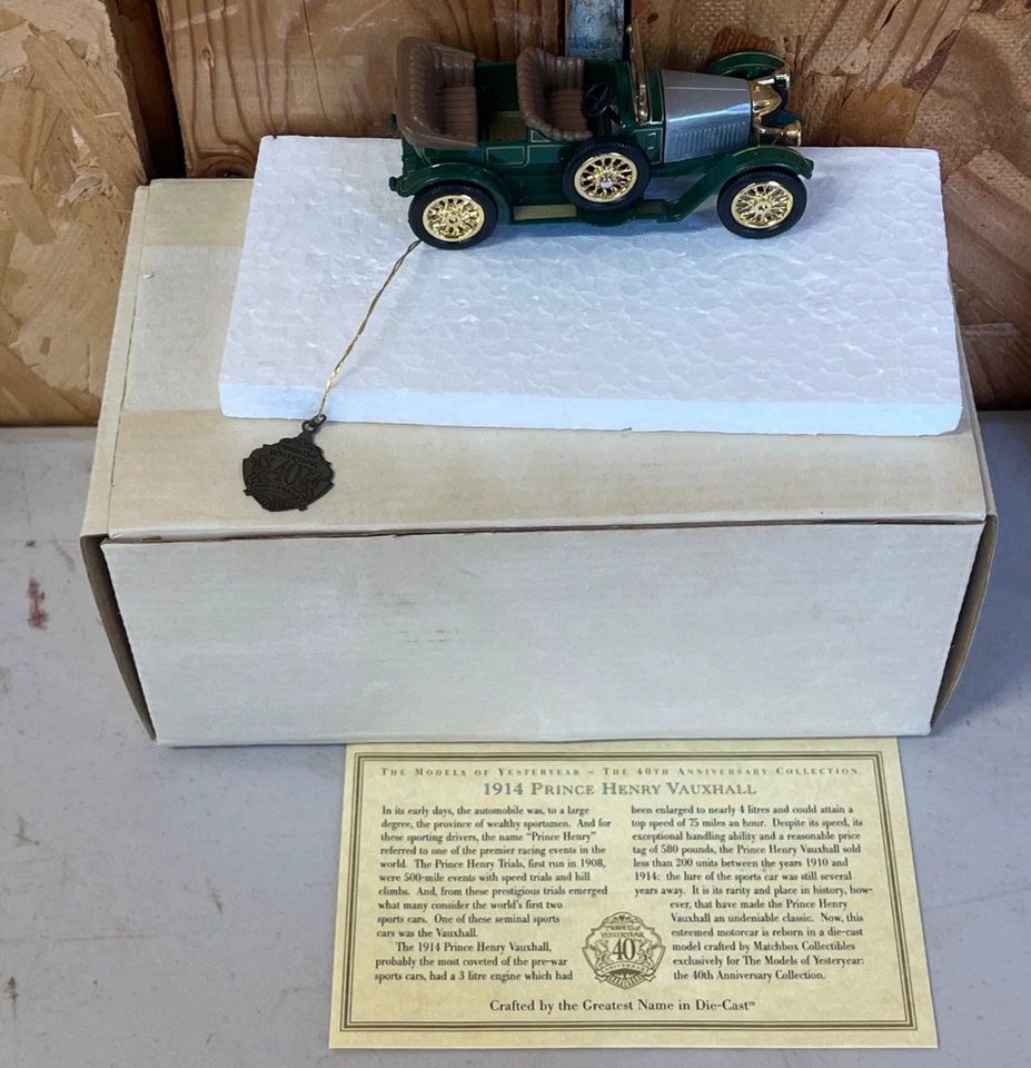 Matchbox Models Of Yesteryear Diecast Model 1914 Prince Henry Vauxhall - Image 1 of 4