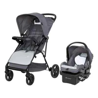 Baby Trend Venture 4-Wheel Stroller Travel System Cup Holders Desert Grey Unisex - Image 1 of 4