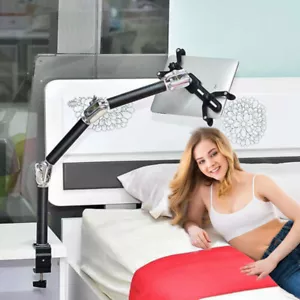 Adjustable Long Arm Tablet Lazy Bed Stand Holder for iPad iPhone Car Home Office - Picture 1 of 12