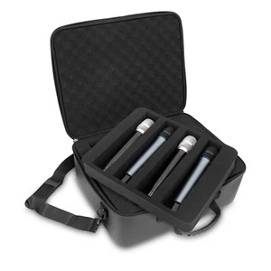 CM Wireless Microphone Case Fits 8 Sennheiser, Shure Mics in Customizable Foam - Picture 1 of 12