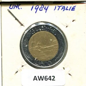 500 LIRE 1984 ITALY Coin BIMETALLIC #AW642C - Picture 1 of 3