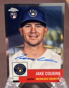 2022 Topps Chrome Platinum - JAKE COUSINS *ON CARD Auto Rookie RC* 🔥