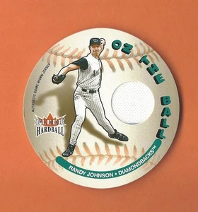 Camiseta Fleer Hardball on the Ball 2003 Randy Johnson usada en el juego #RJ Diamondbacks - Imagen 1 de 1