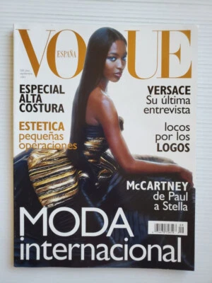 9/1997 VOGUE ESPANA magazine NAOMI CAMPBELL Elle Macpherson VERSACE Astrid Munoz - Image 1 of 4