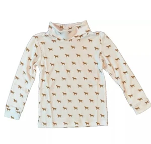 Little English Labrador dog turtle neck shirt Size 6 Boys - Picture 1 of 5
