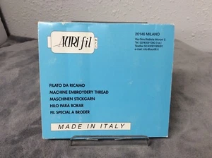 (10) Aurifil Machine Embroidery Thread Black A1161BLK Underthread 60 1640 Yds - Picture 1 of 5