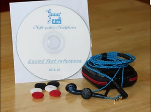 Sennheiser MX500 DIY Upgrade bass & Braid cable HiFi sound Headphones-BLUE - Picture 1 of 9