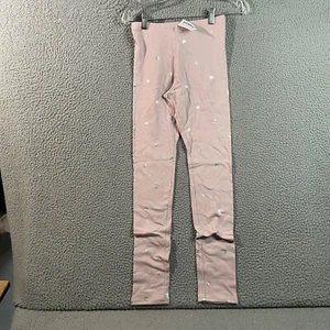 Old Navy Legging Pants Youth XXL 18 Pink Stars Lightweight Yogo Gym Workout New - Picture 1 of 14